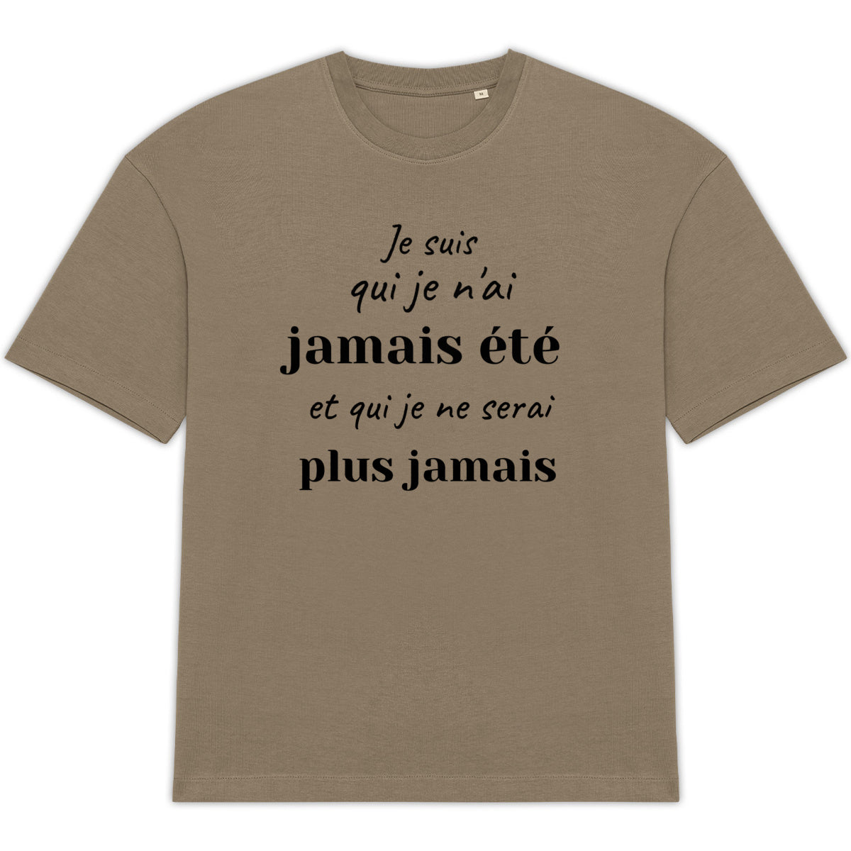 T-shirt Unisexe Oversized Citation Inspiration