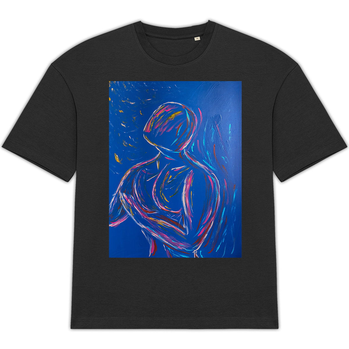T-shirt Unisexe Oversized Minuit Solaire - face_1
