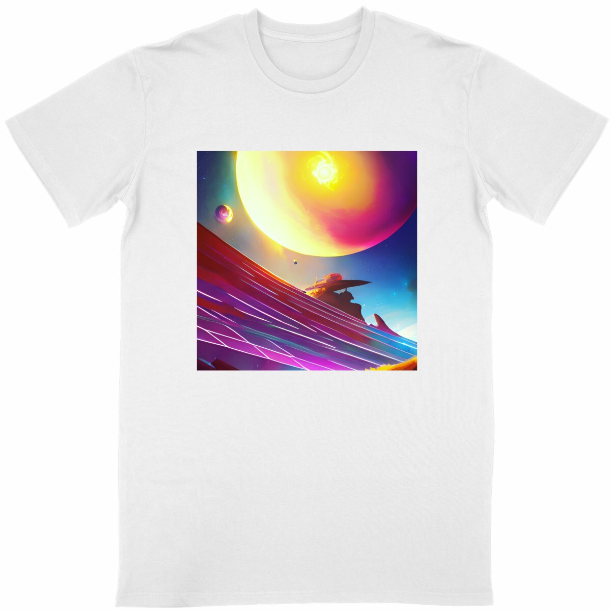 T-shirt "Minuit Solaire - Waving World"