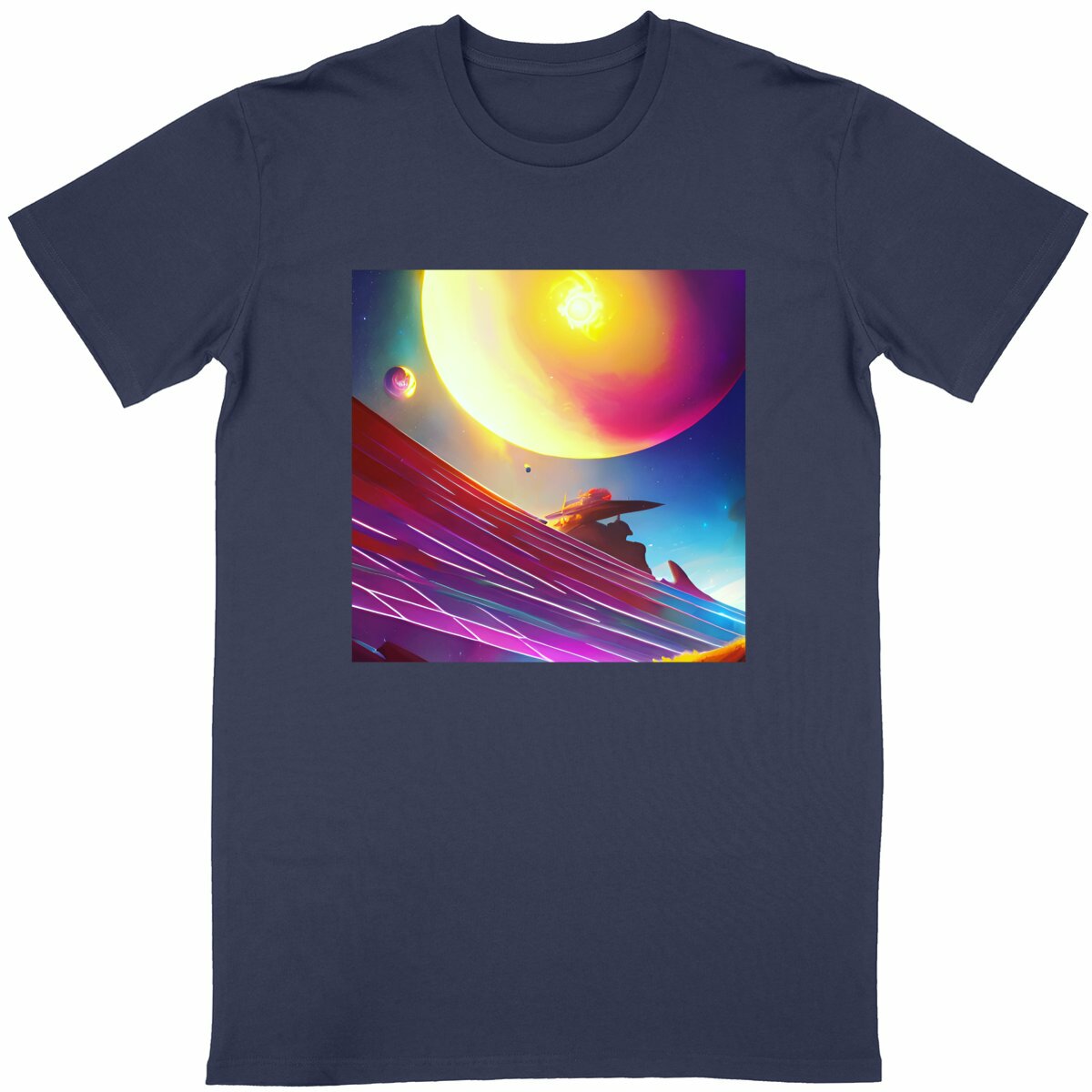 T-shirt "Minuit Solaire - Waving World"
