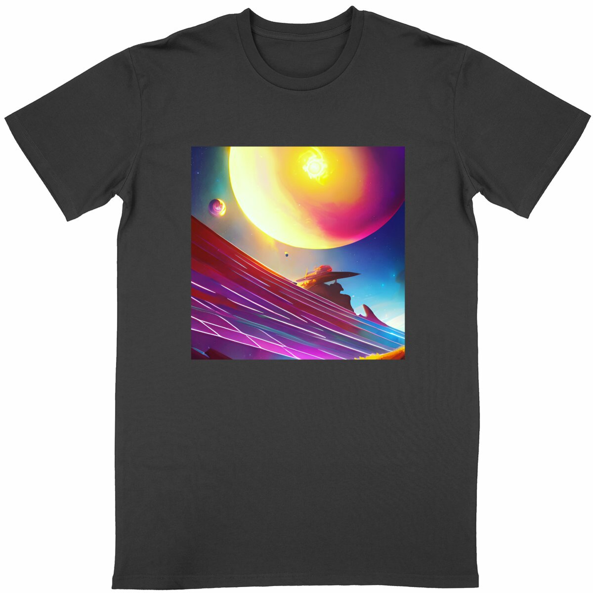T-shirt "Minuit Solaire - Waving World"