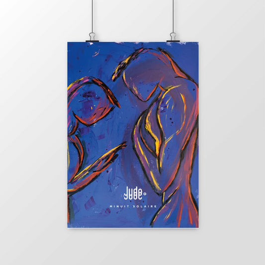 Poster - Minuit Solaire - Peinture "Reset" - portrait